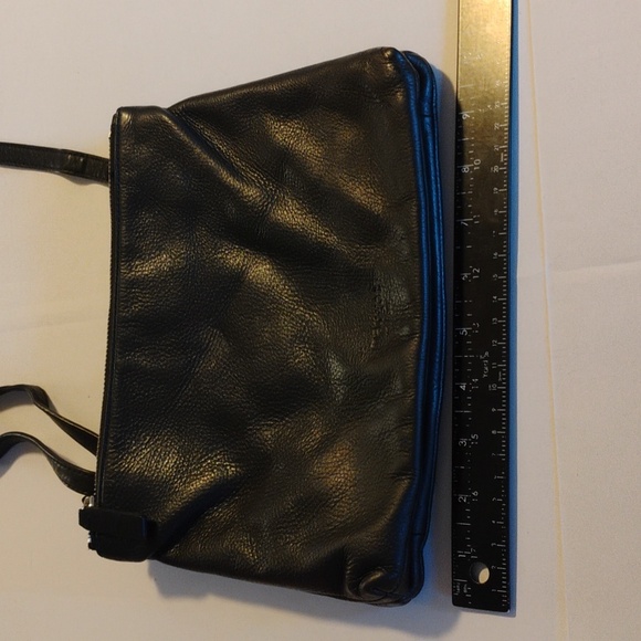 Margot Black Leather Crossbody Bag - Picture 16 of 16